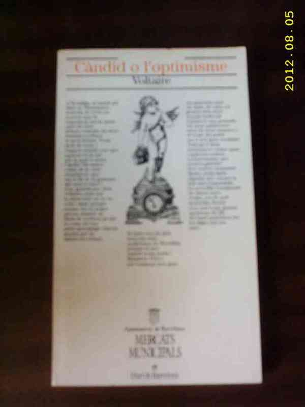 Llibre "càndid o l'optimisme"