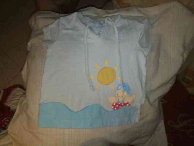 Camiseta nene o nena6/9  meses  sandria