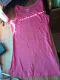Camiseta de tirantes rosa talla 42