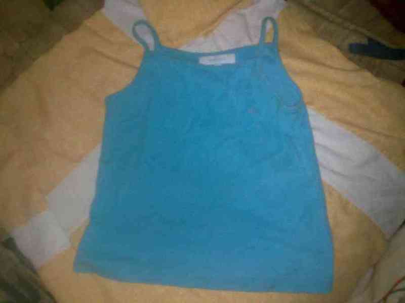 Camiseta nena azul tirante s   cr7