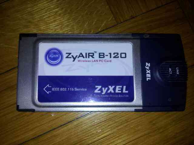 Tarjeta pc card wireless zyxel