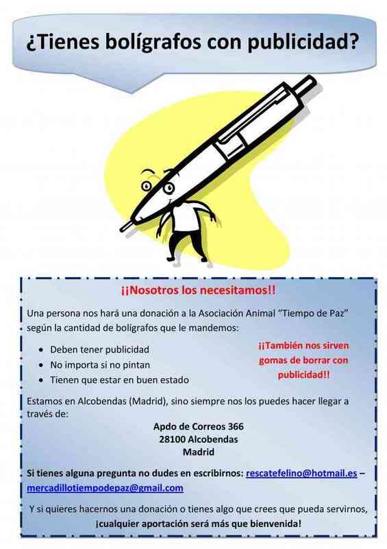 Bolígrafos con publicidad