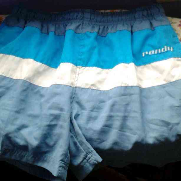 Bermudas chico azules