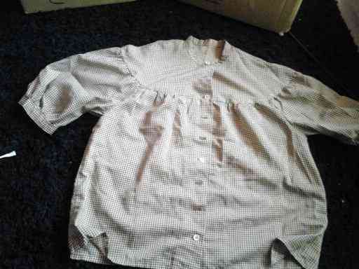 Camisa de cuadritos marron