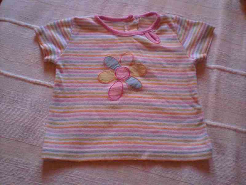 Camiseta flor talla 2 años