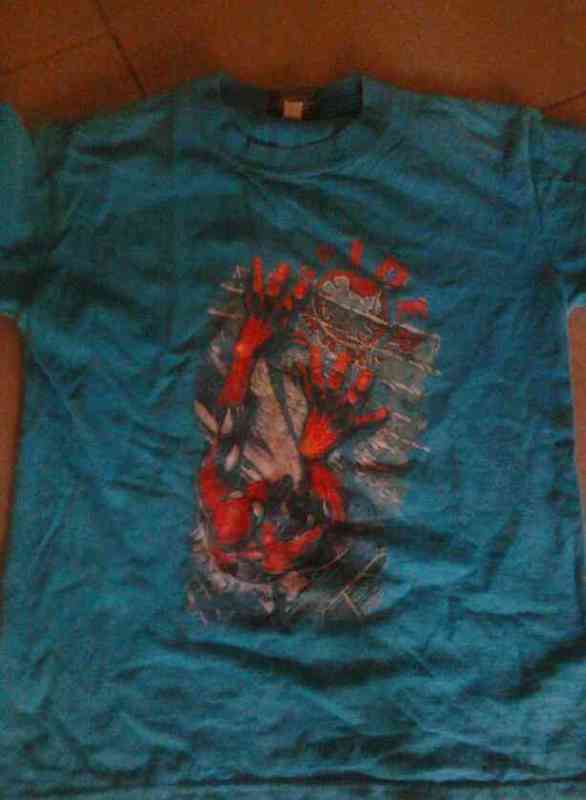 Camisa azul spiderman