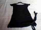 Camiseta negra rayas talla s-m