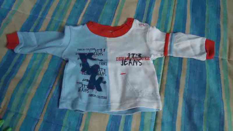 Camiseta bebe t-6 meses(thays)