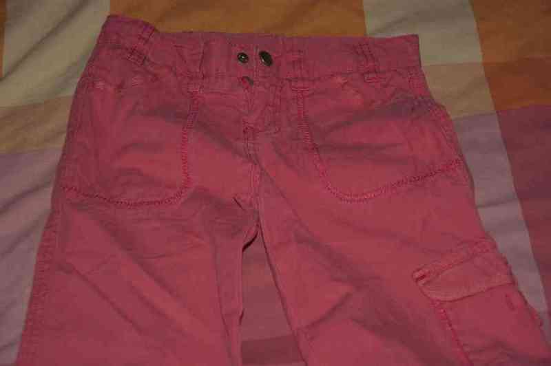 Pantalon rosa fuerte para niña