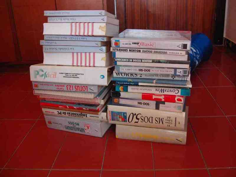 32 libros de informática antiguos, de 1989-1993