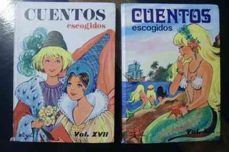 2 libros cuentos escogidos