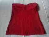 Top rojo talla 34-36