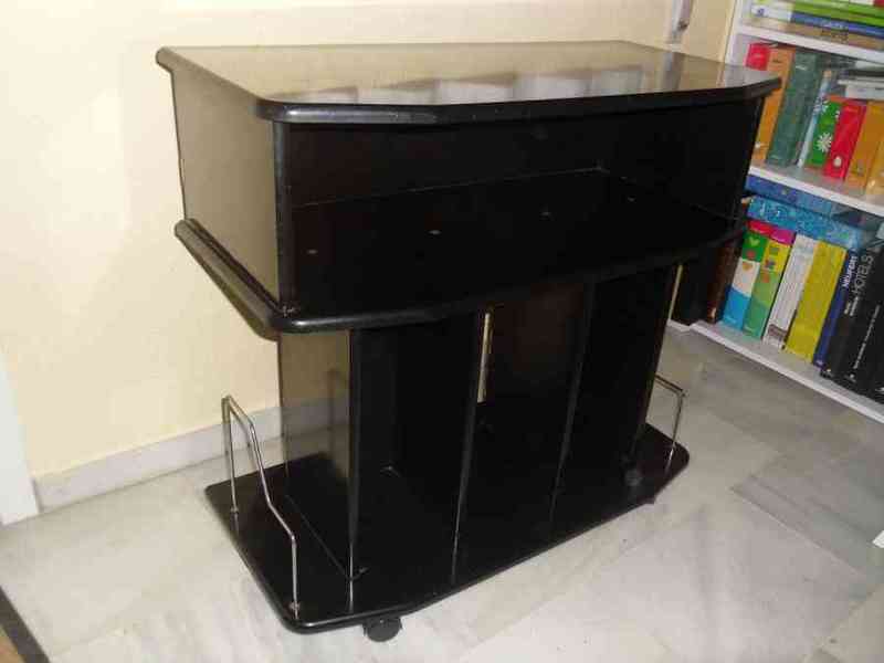 Mueble tv negro