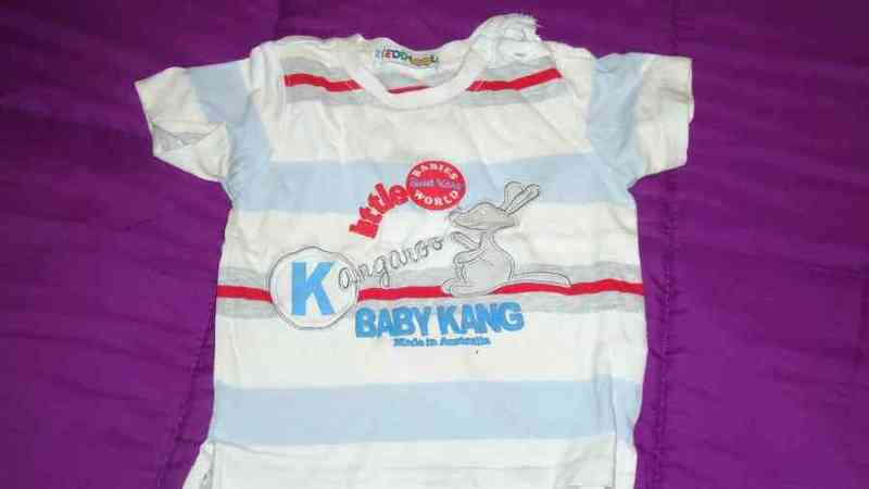 Camiseta bl-az t-9-12 meses(misto)