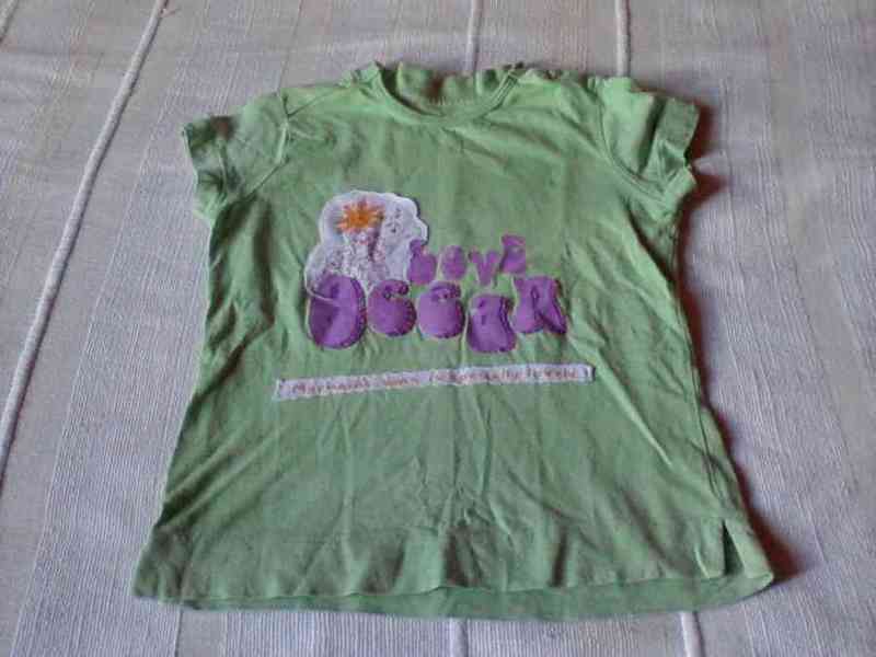 Camiseta verde talla 6-7 años