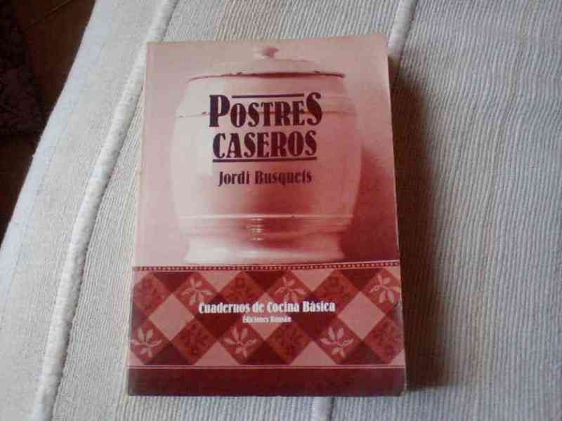 Librito de postres caseros(no envío)