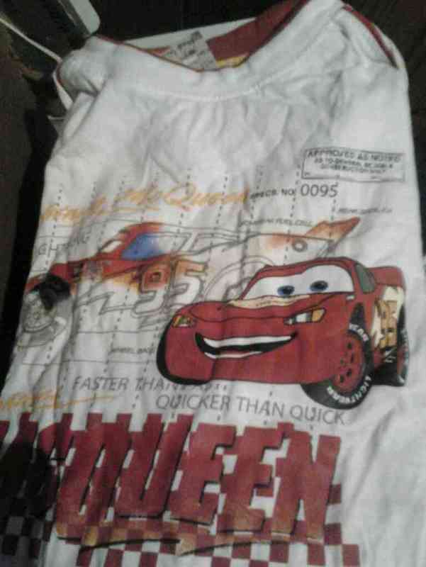 Camisa de cars