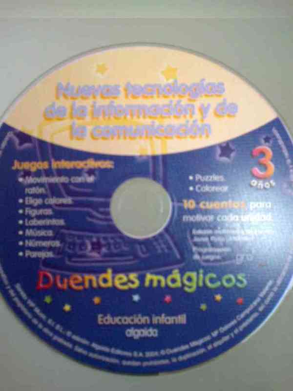 Cd-rom duendes mágicos 3 años. (lairene)