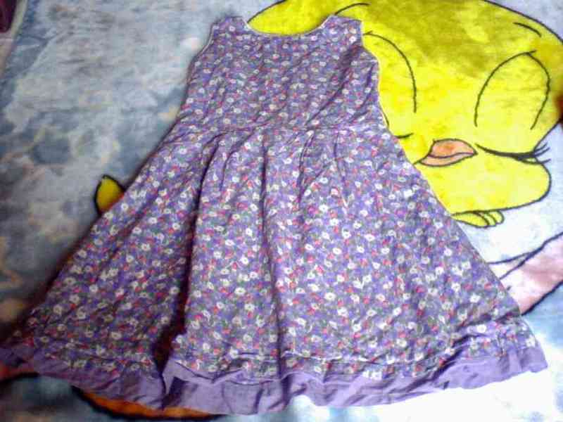 Vestido flores talla 7 años