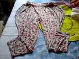 Pantalón flores talla xl (no envío)