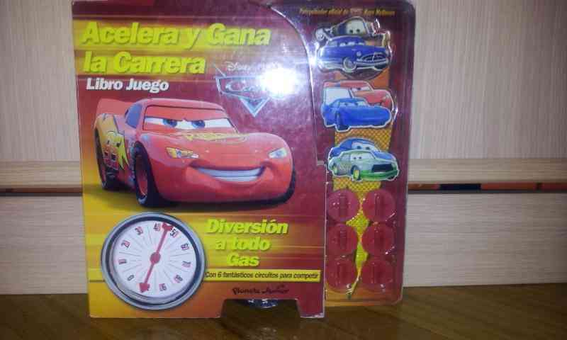 Libro juego cars