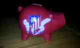 Hucha cerdito atletico de madrid