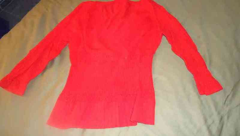 Sueter rojo t-m/l(madraza)