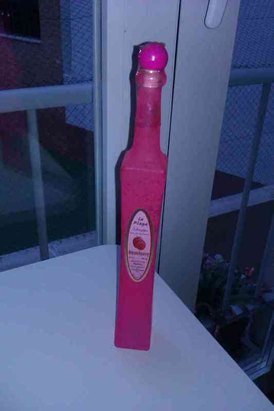 Botella 30cm rosa (necesito19)