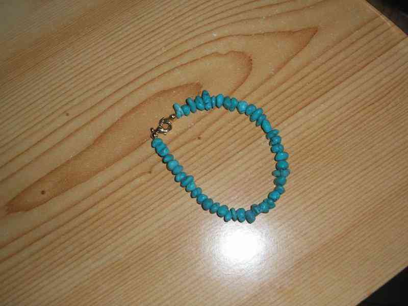 Pulsera pidritas azules (no envío)