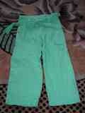 Pantalón verde niña talla 2