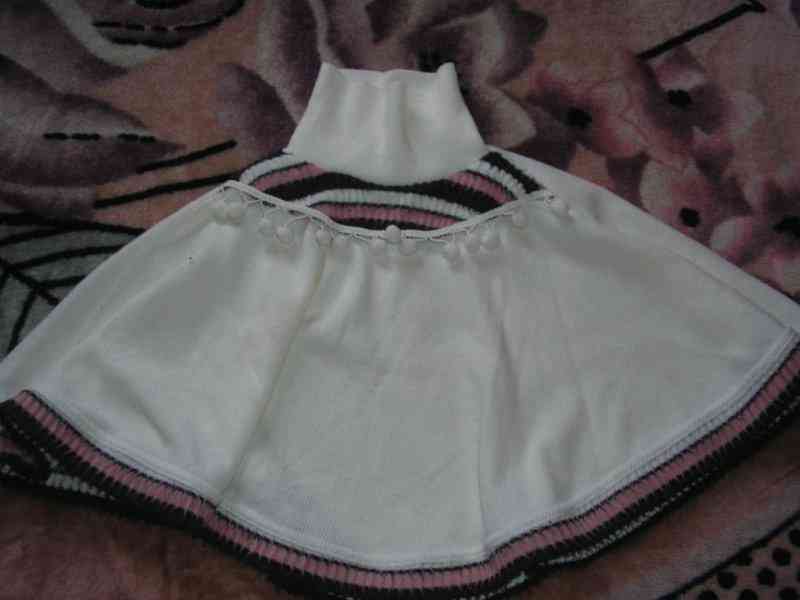 Poncho blanco talla 4-5 años