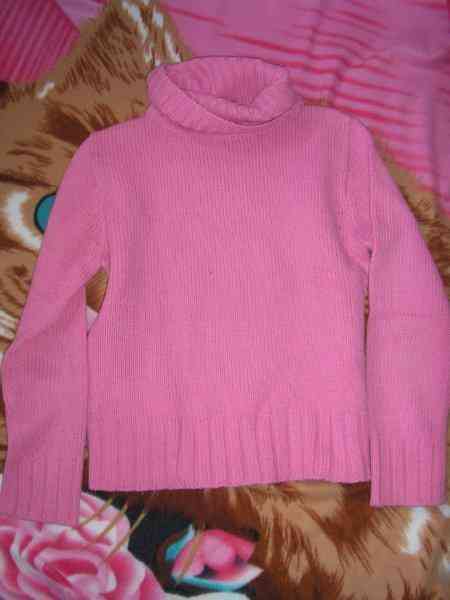 Suéter rosa talla m