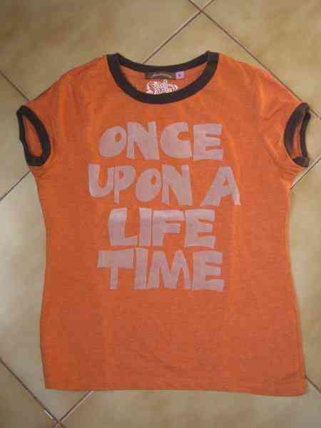 Camiseta naranja talla m