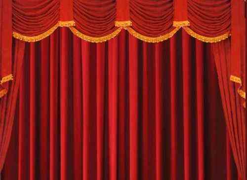 Telón de cine o teatro