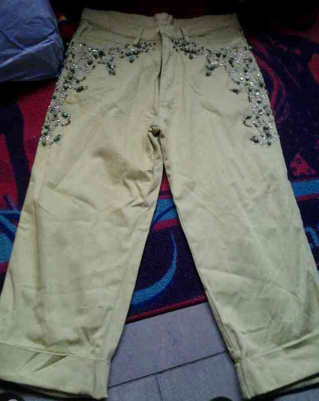 Pantalon verde pistacho