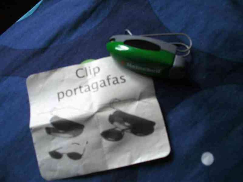 Clip portagafas