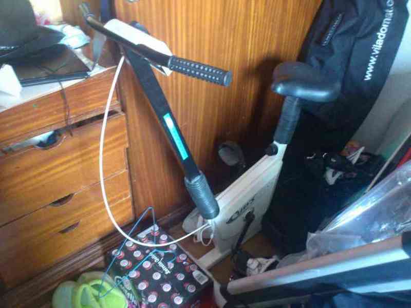 Bici estática antigua