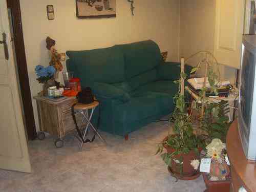 Un sofá de dos cuerpos 