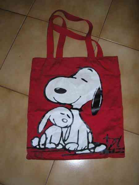 Bolso de tela snoopy