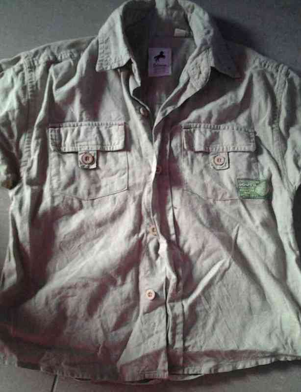 Camisa marron de niño t.3-4