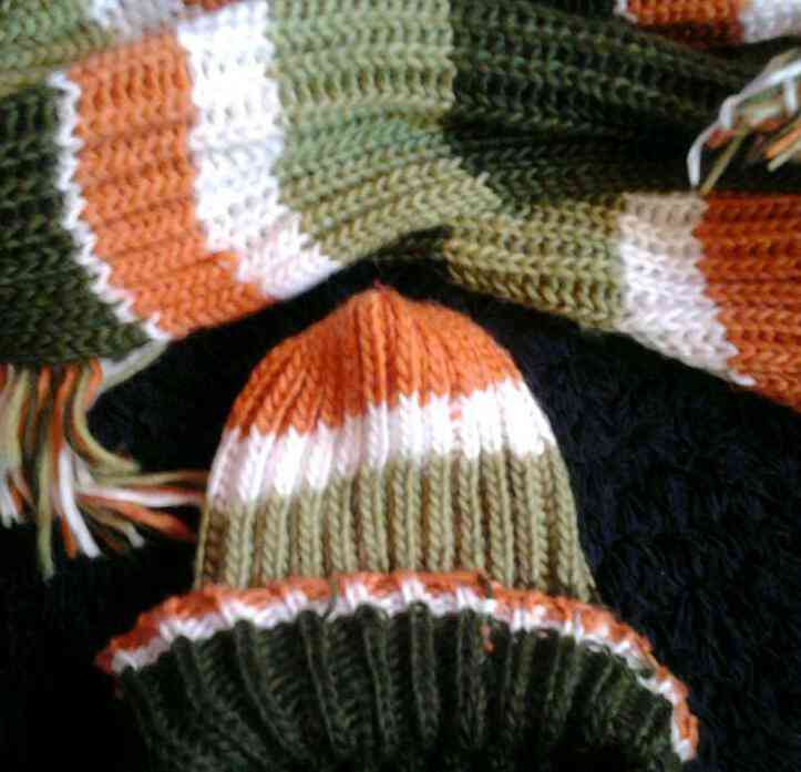 Conjunto gorro+bufanda adulto