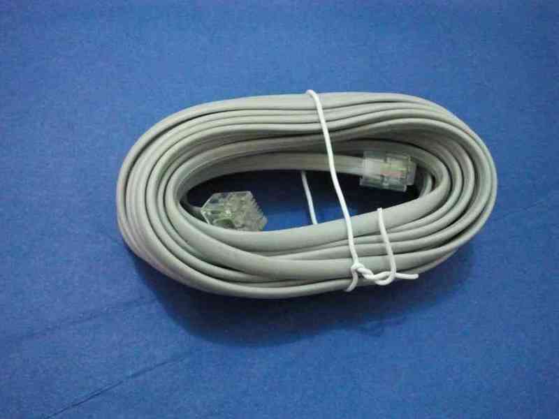 Cable de telefono gris(gratiferia)