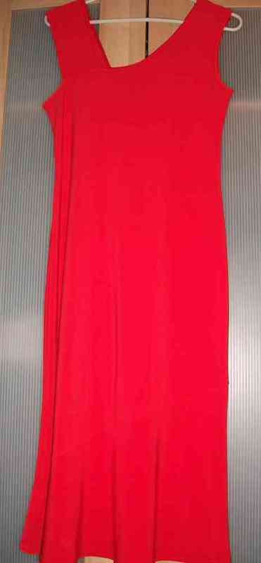 Vestit vermell de lycra talla s(reservat maricel)