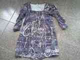 Blusa larga talla m