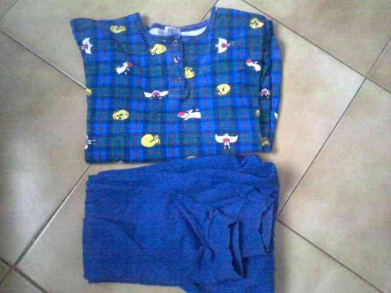 Pijama unisex talla 12