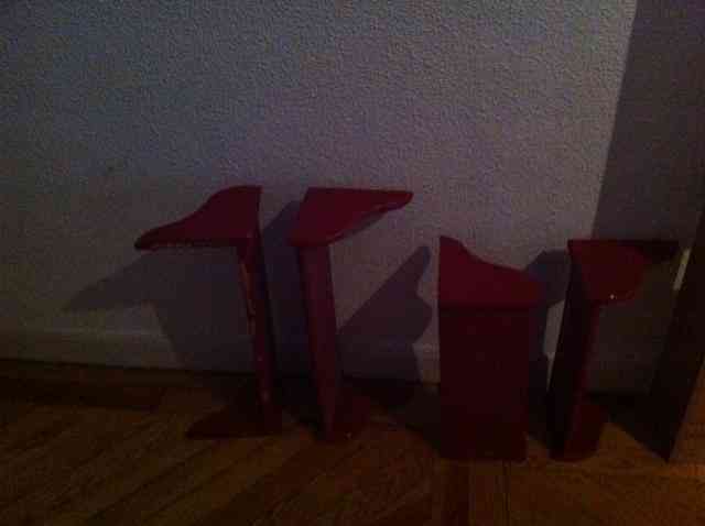 Baldas rojas