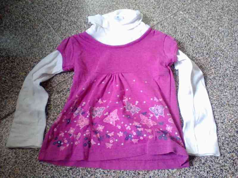 Camiseta niña cuello alto 24 meses