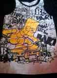 Camisa de bart simpson t-8