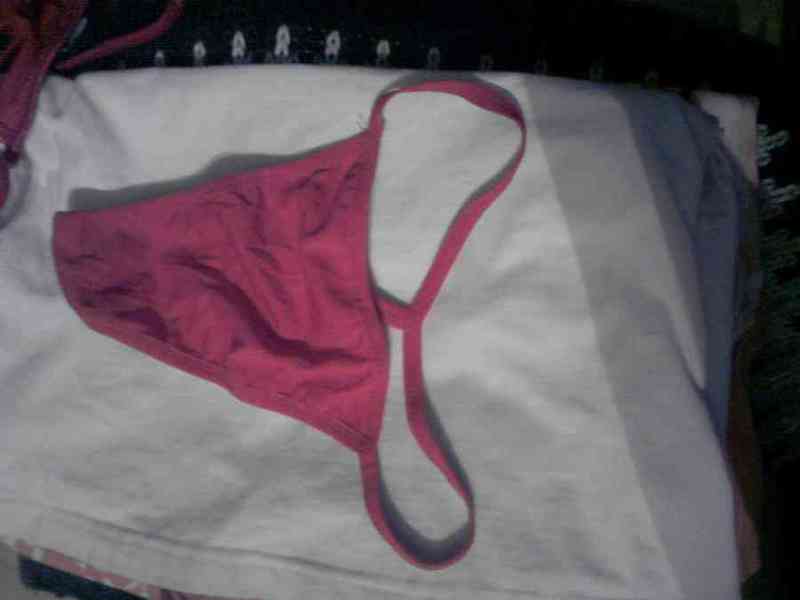 Tanga rojo talla l  