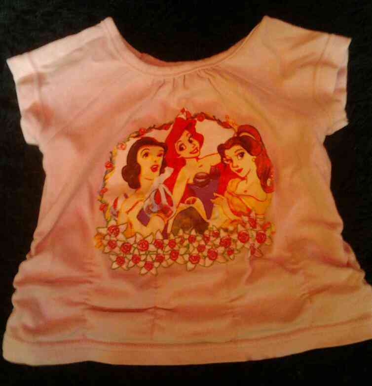 Camisas de princesas disney t-2